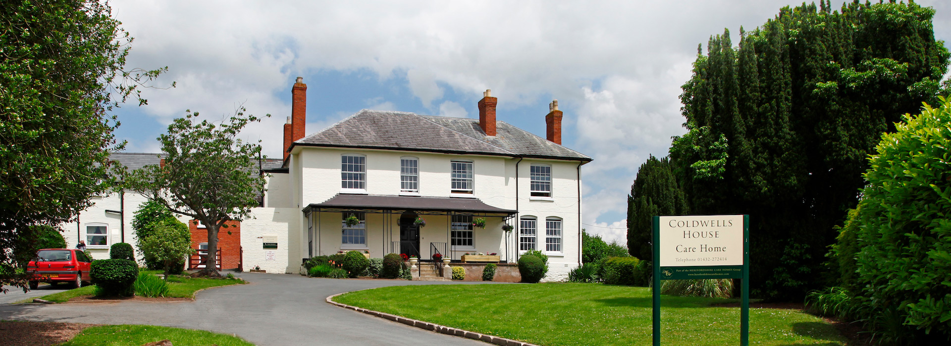 to Herefordshire Care Homes Coldwells House Hereford
